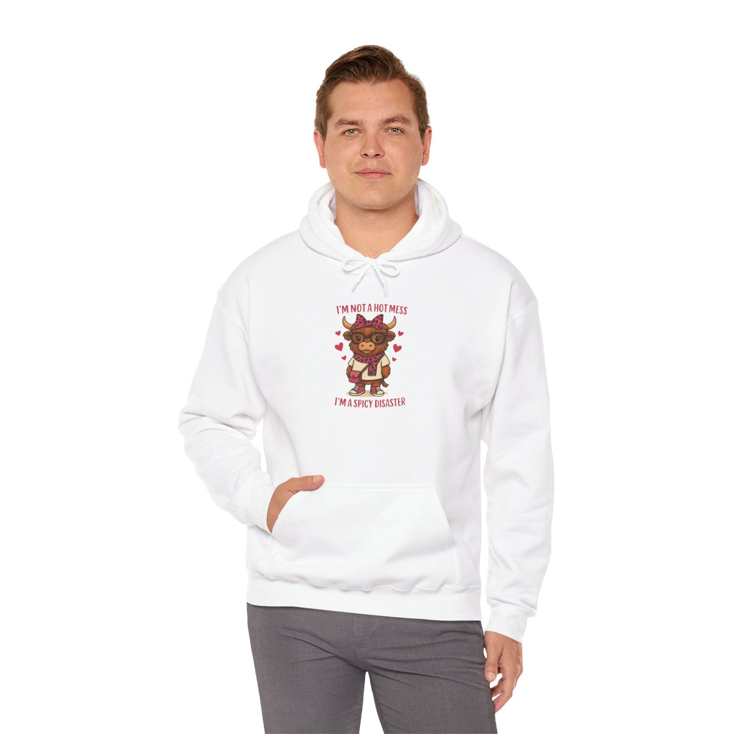 Spicy Disaster Hoodie — "I'm Not a HOT MESS I'm a SPICY DISASTER"