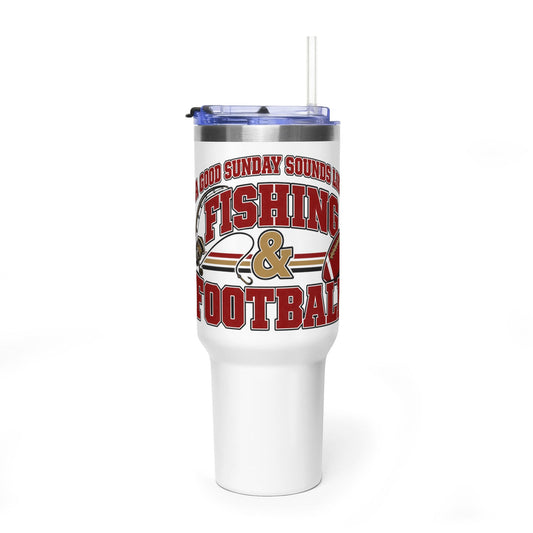 Fishing & Football 40oz Tumbler