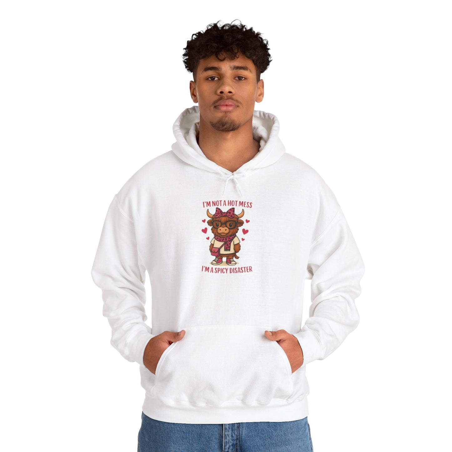 Spicy Disaster Hoodie — "I'm Not a HOT MESS I'm a SPICY DISASTER"