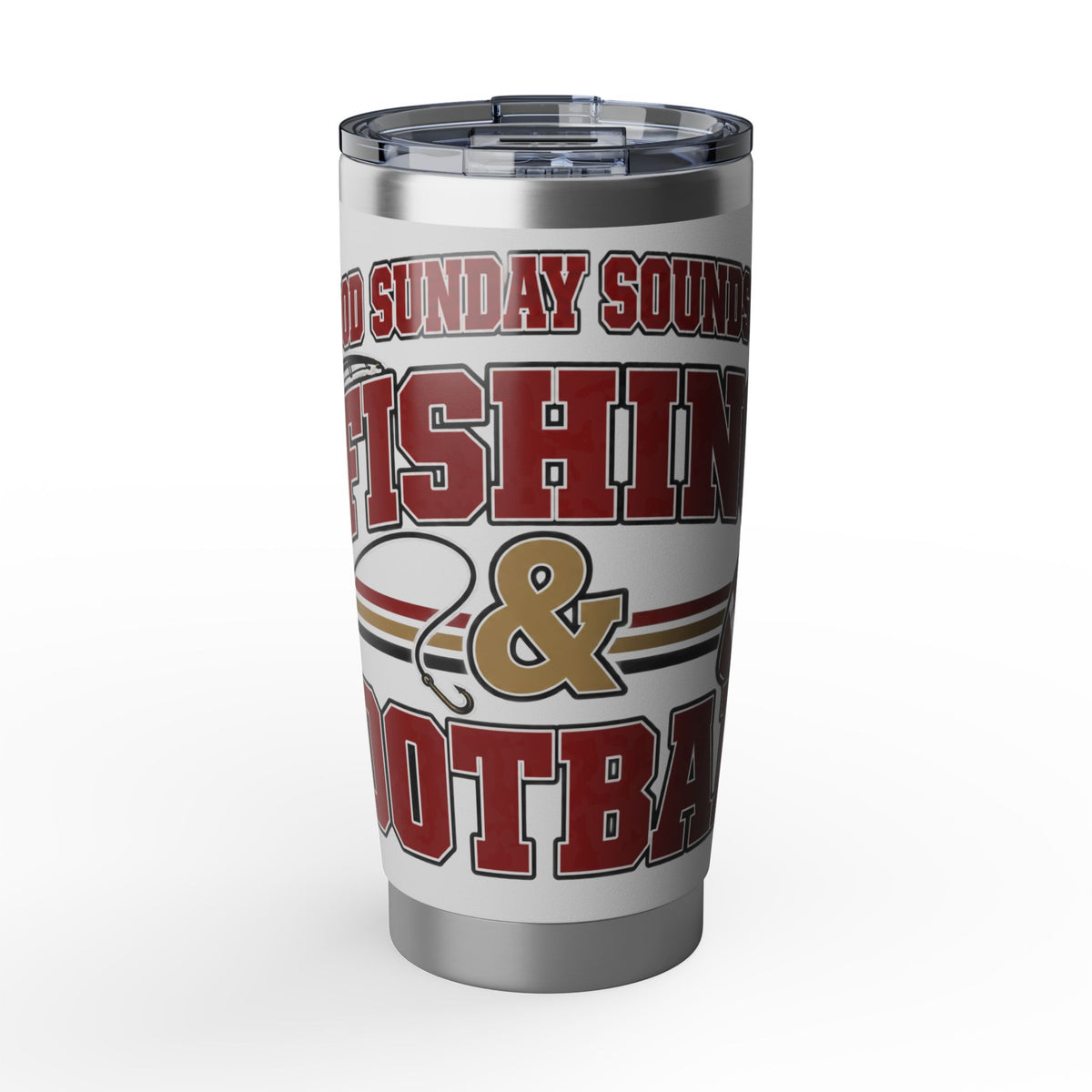 Fishing & Football 20oz Stainless Tumbler