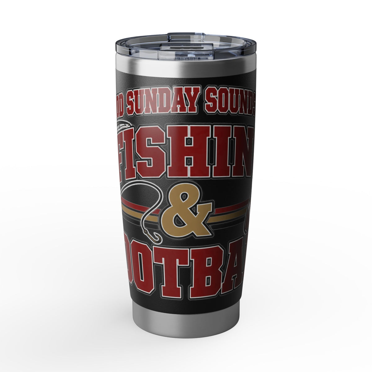 Fishing & Football 20oz Stainless Tumbler