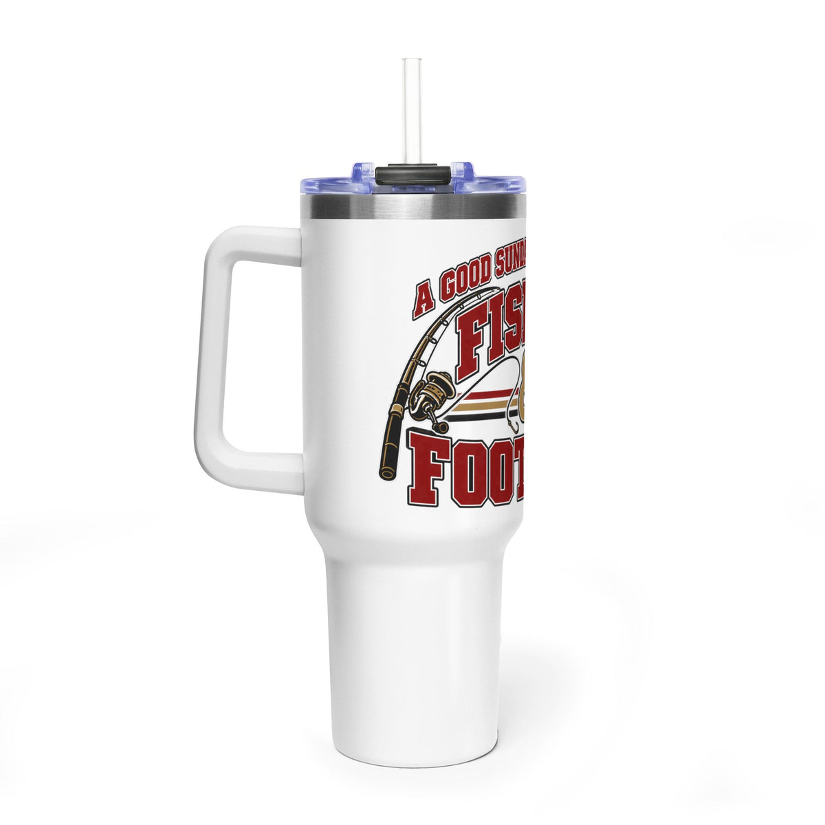 Fishing & Football 40oz Tumbler
