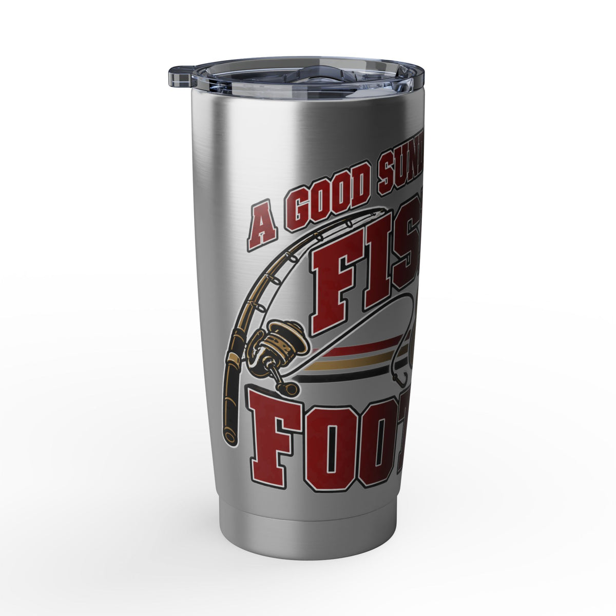 Fishing & Football 20oz Stainless Tumbler