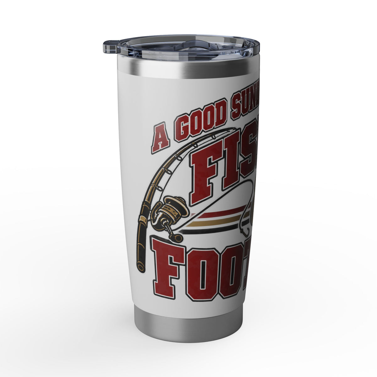 Fishing & Football 20oz Stainless Tumbler